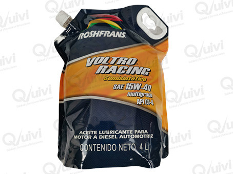 ACEITE ROSHPACK VOLTRO RACING SEMISINTETICO 15W-40 4LT
