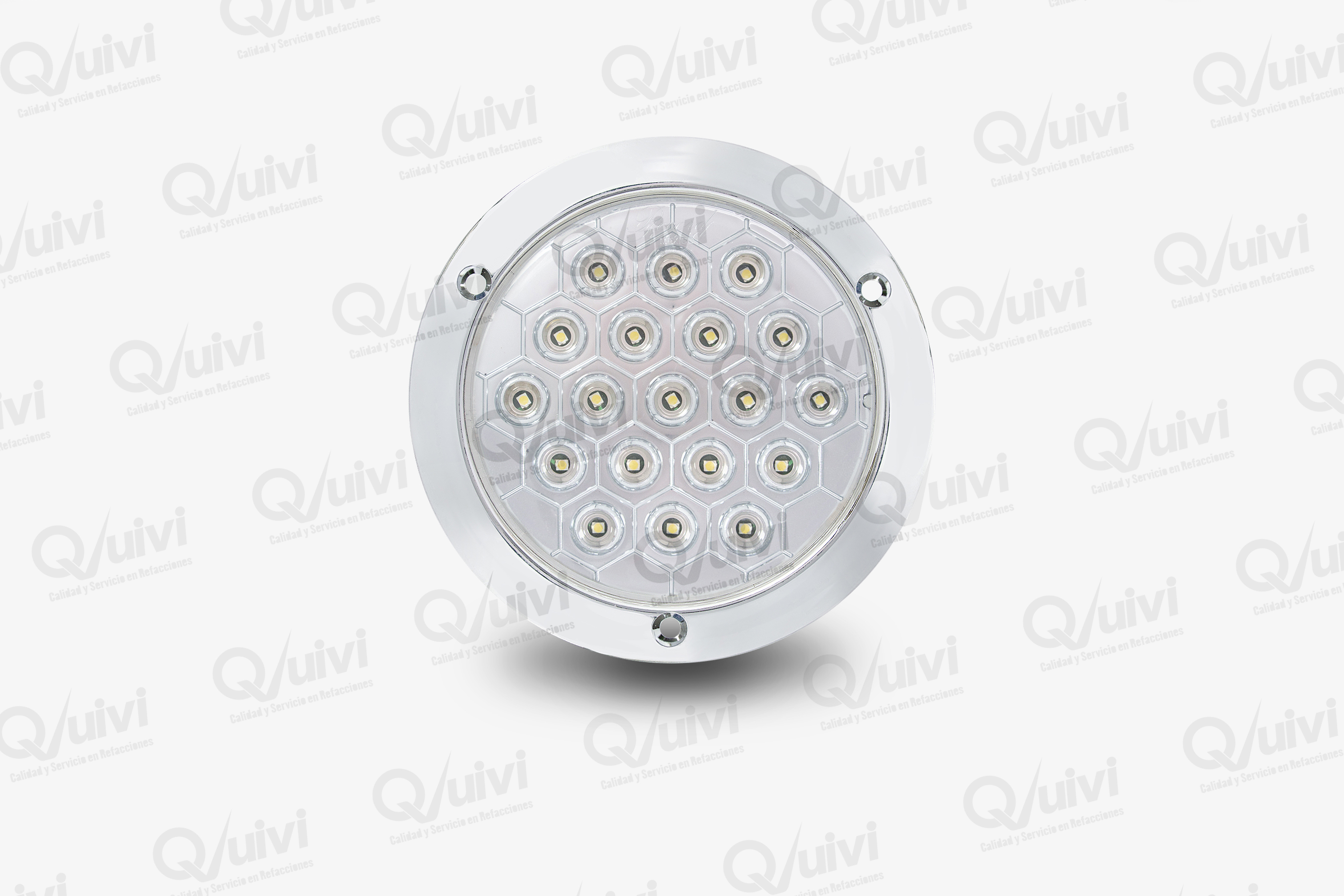 PLAFON 4 PLG ARO CROM 19 LED CRISTAL 24V